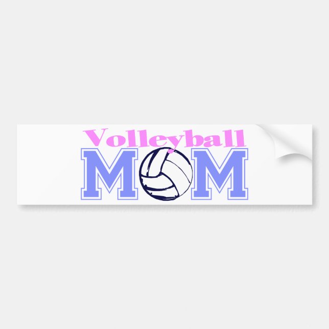 Volleyball-Mama (Version B) Autoaufkleber (Vorne)