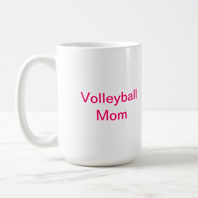 Volleyball-Mamakaffee-Tasse Kaffeetasse (Links)