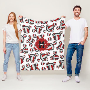 Volleyball-Mannschaftsfarben für Schwarze Girls mi Fleecedecke