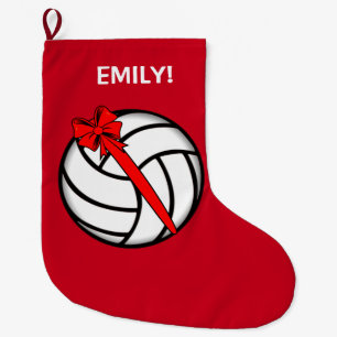 Volleyball mit dem Bogen-Namen kundengerecht Großer Weihnachtsstrumpf