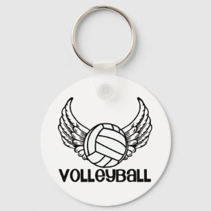 Volleyball mit Flügeln Schlüsselanhänger