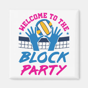 Volleyball Mittlerer Blocker Herzlich willkommen i Magnet