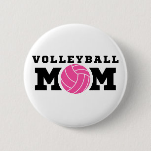 VOLLEYBALL MOM BUTTON