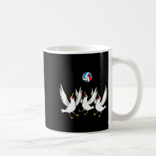 Volleyball Möwen Lustige Strand Srts Kaffeetasse