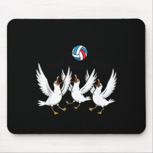 Volleyball Möwen Lustige Strand Srts Mousepad