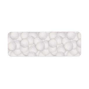 Volleyball-Muster-Adressetiketten