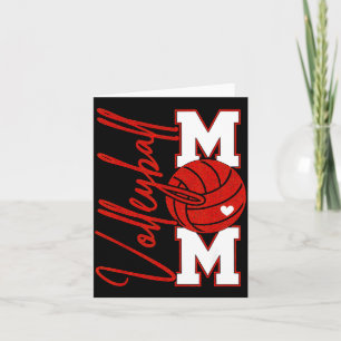 Volleyball-Mutter Spieltags-Mama Srts Volleyball F Karte