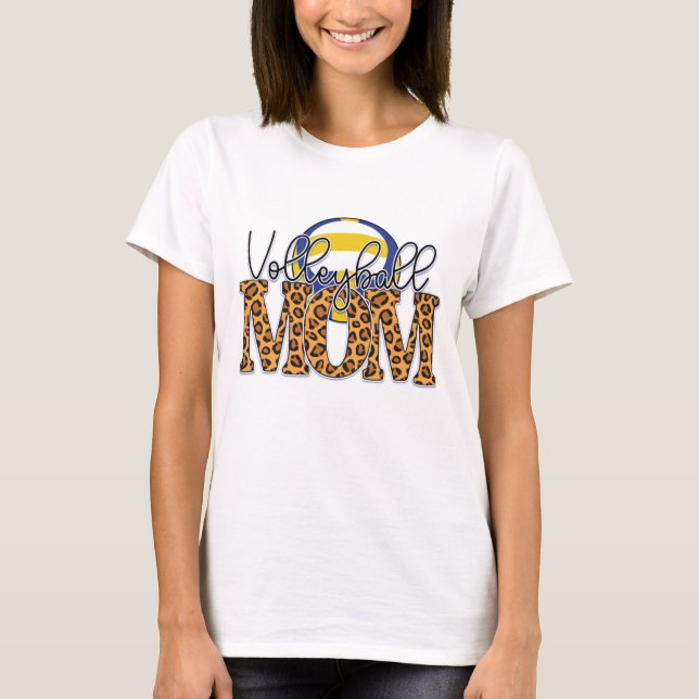 Volleyball-Mutter  T-Shirt (Vorderseite)