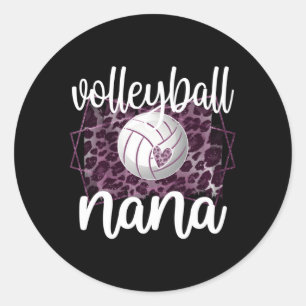Volleyball Nana Grandma von Volleyball-Spieler Nan Runder Aufkleber