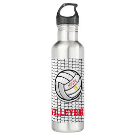 Volleyball Net Benutzerdefiniert Spielername Numme Edelstahlflasche