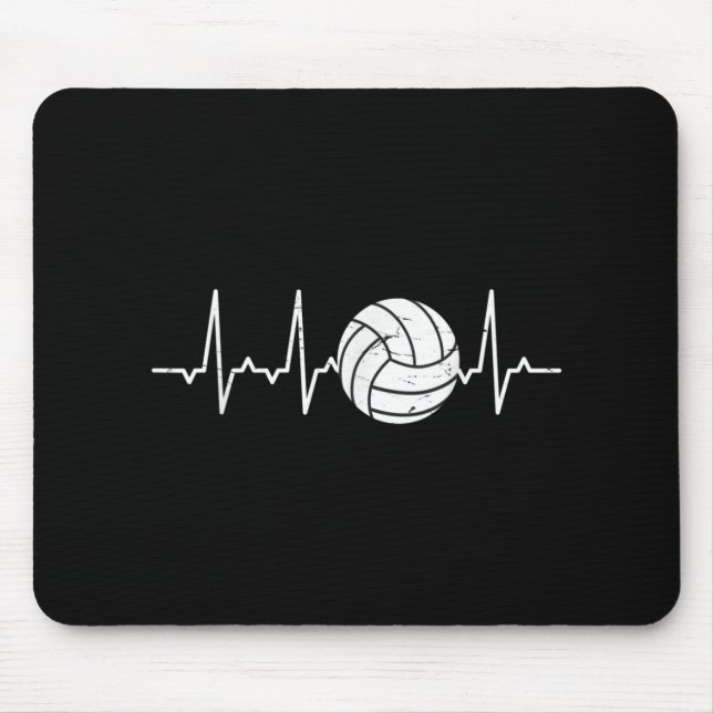 Volleyball Niedlicher Spaß Mousepad (Vorne)