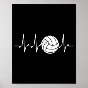Volleyball Niedlicher Spaß Poster