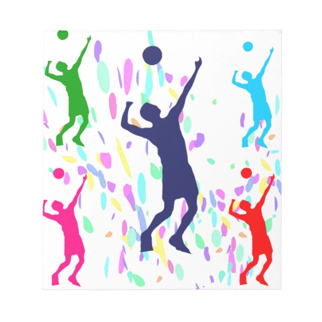 VOLLEYBALL NOTIZBLOCK (Vorderseite)