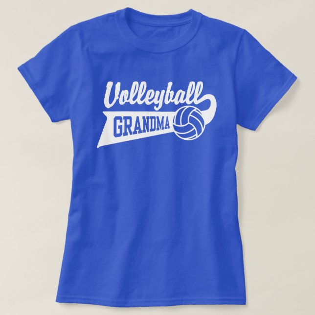Volleyball Oma T-Shirt (Design vorne)