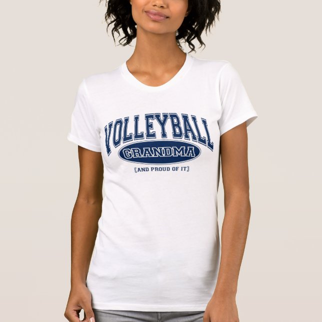 Volleyball Oma (UND STOLZ DAVON) T-Shirt (Vorderseite)