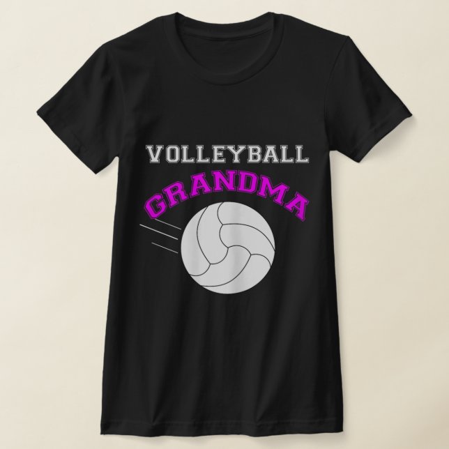 Volleyball-Oma-Unterstützung T-Shirt (Ablage )