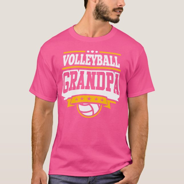 Volleyball Opa T-Shirt (Vorderseite)