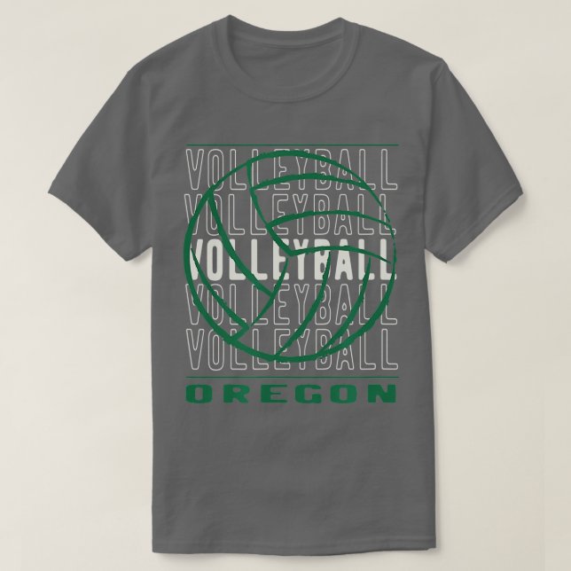 Volleyball Oregon  T-Shirt (Design vorne)