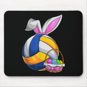 Volleyball Ostern Sonnige Ohren Ostereier Jagd B Mousepad