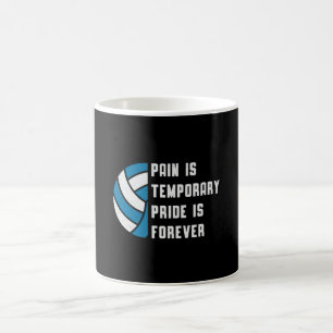 Volleyball Pain ist ein temporärer Retro-Spieler a Kaffeetasse