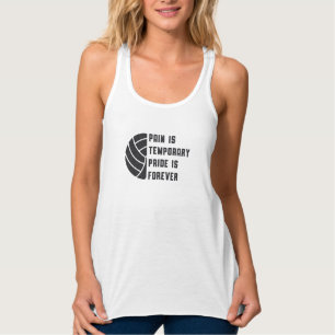 Volleyball Pain ist temporäres Strandspielergesche Tank Top