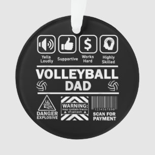 Volleyball papa drôle Contenu du père du sport