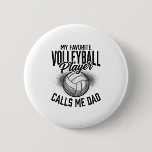 Volleyball Papa Mein Lieblingsspieler nennt mich P Button