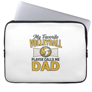 Volleyball Papa Mein Lieblingsspieler nennt mich P Laptopschutzhülle
