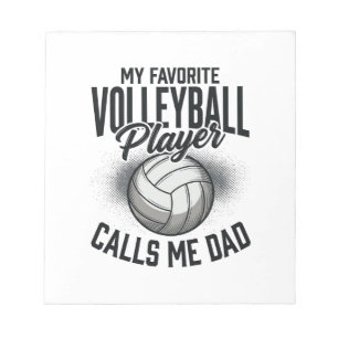 Volleyball Papa Mein Lieblingsspieler nennt mich P Notizblock