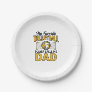 Volleyball Papa Mein Lieblingsspieler nennt mich P Pappteller