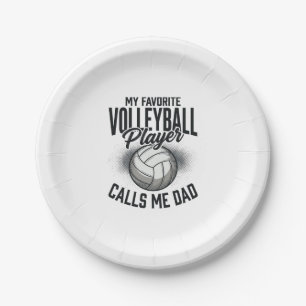 Volleyball Papa Mein Lieblingsspieler nennt mich P Pappteller