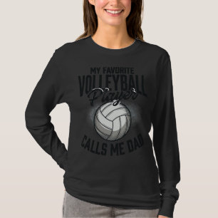 Volleyball Papa Mein Lieblingsspieler nennt mich P T-Shirt