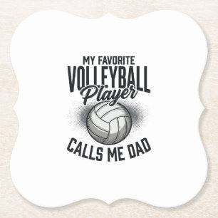 Volleyball Papa Mein Lieblingsspieler Nennt Mich P Untersetzer