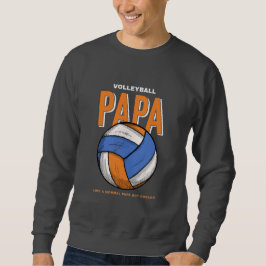 Volleyball Papa Vatertag Sweatshirt