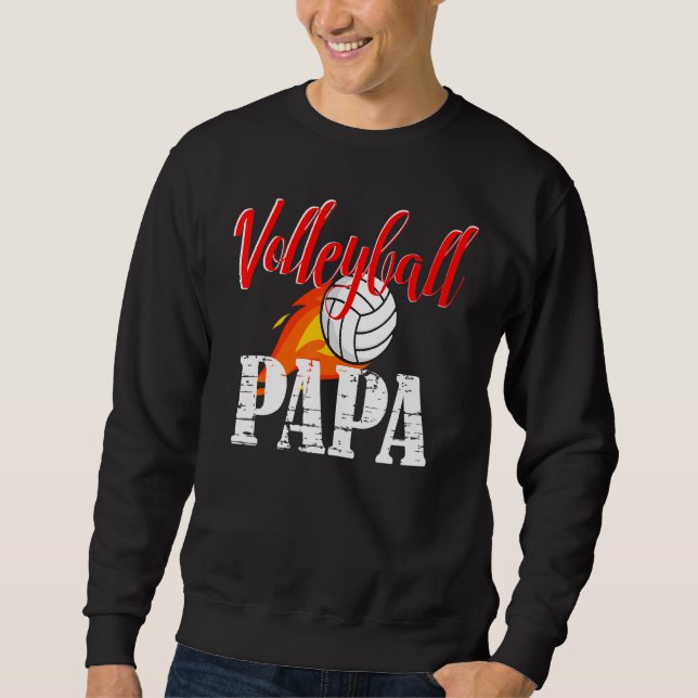 Volleyball Papa Volleyball Sweatshirt (Vorderseite)
