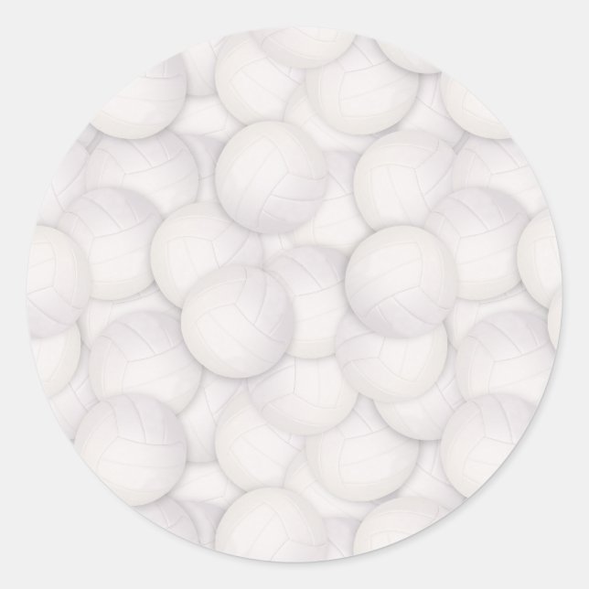 Volleyball Pattern Stickers (Vorderseite)
