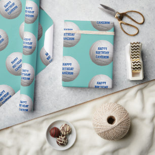 Volleyball Personalisiert Wrapper Geschenkpapier