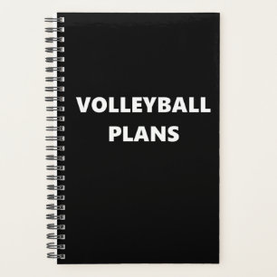 Volleyball Planner Sports Thème Volleyball Plans