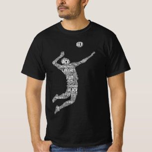 Volleyball Player Boys Jugendliche Männer T-Shirt
