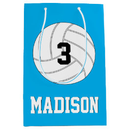 Volleyball Player Custom Jersey Number & Team Name Mittlere Geschenktüte