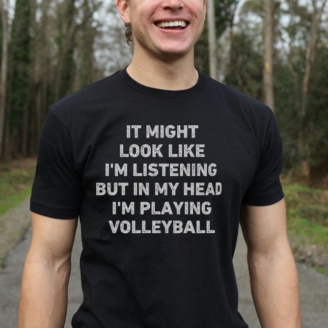 Volleyball Player Funny T-Shirt (Von Creator hochgeladen)