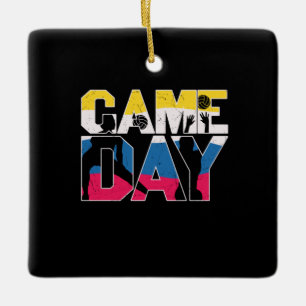 Volleyball Player Game Day Volleyball Keramikornament