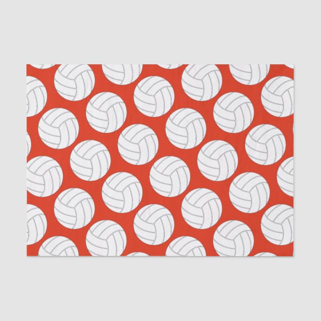 Volleyball Player Geschenkpapier zum Wrapping Seidenpapier (Vorderseite)