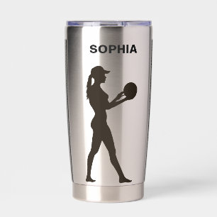 Volleyball Player Girl, Sport Girl Thermobecher