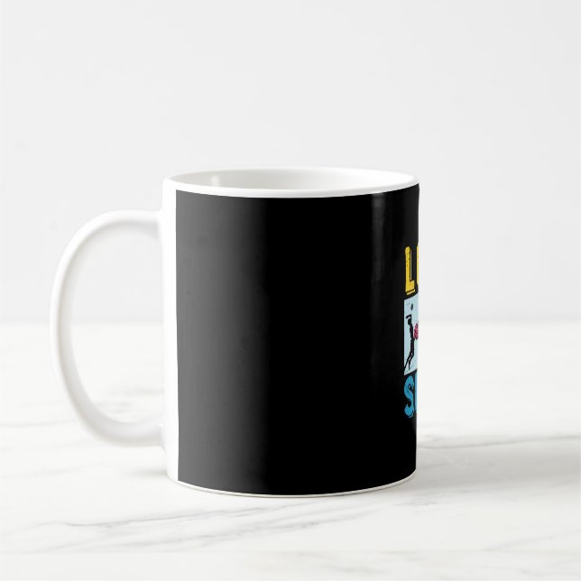 Volleyball Player | Love At First Spike Kaffeetasse (Links)