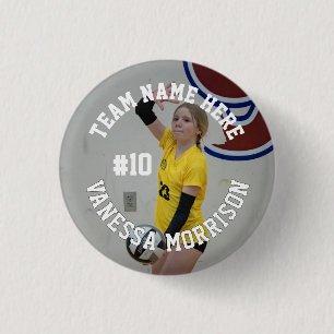 Volleyball Player Name Name Team und Foto hinzufüg Button