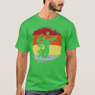 Volleyball Player Retro T-Shirt