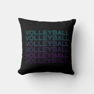 Volleyball Player Team Coach Trainer Retro  Kissen