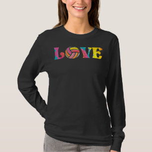 Volleyball Player Team Sport Liebe Volleyball Kraw T-Shirt