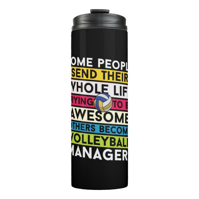 Volleyball Player | Volleyball Managers Thermosbecher (Vorderseite)
